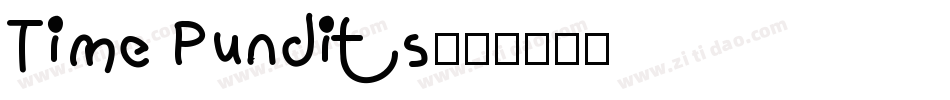 Time Pundits字体转换